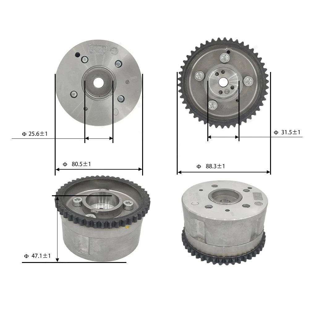 CVVT Timing Camshaft Gear for Hyundai Accent Verna Solaris (2006–2019)