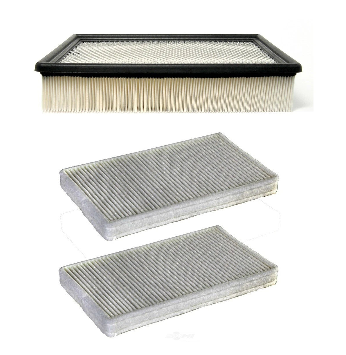 Air Paper Cabin Filter Kit for Silverado Sierra 2500 HD (2015–2019)