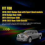 Smoked Sequential Driving Lights for Dodge Ram 1500 Classic (2010-2022)
