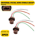 Pigtail Wire Female Socket for Universal Tail Brake Lamps