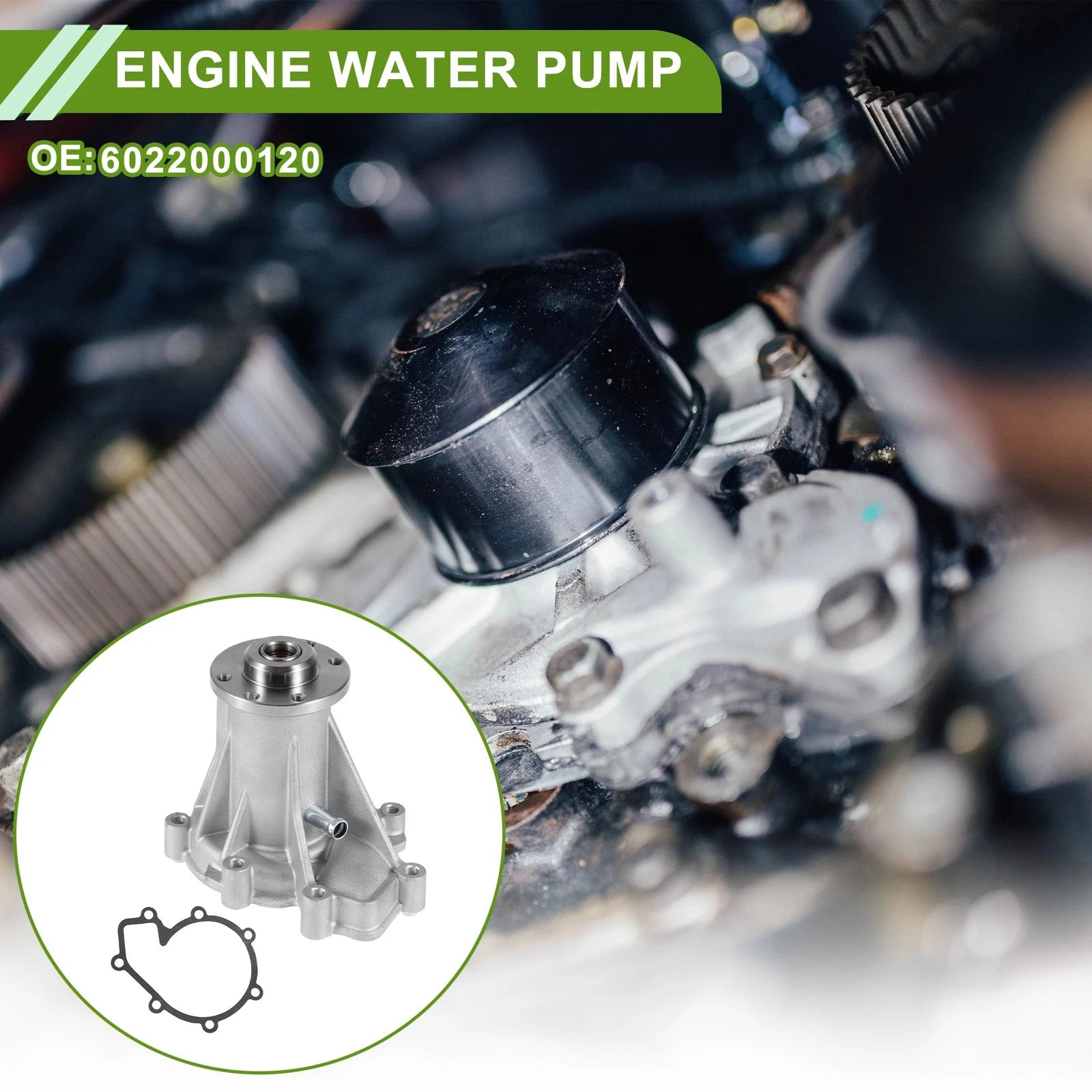 Engine Water Pump for Mercedes-Benz E-Class (No. 6022000120)
