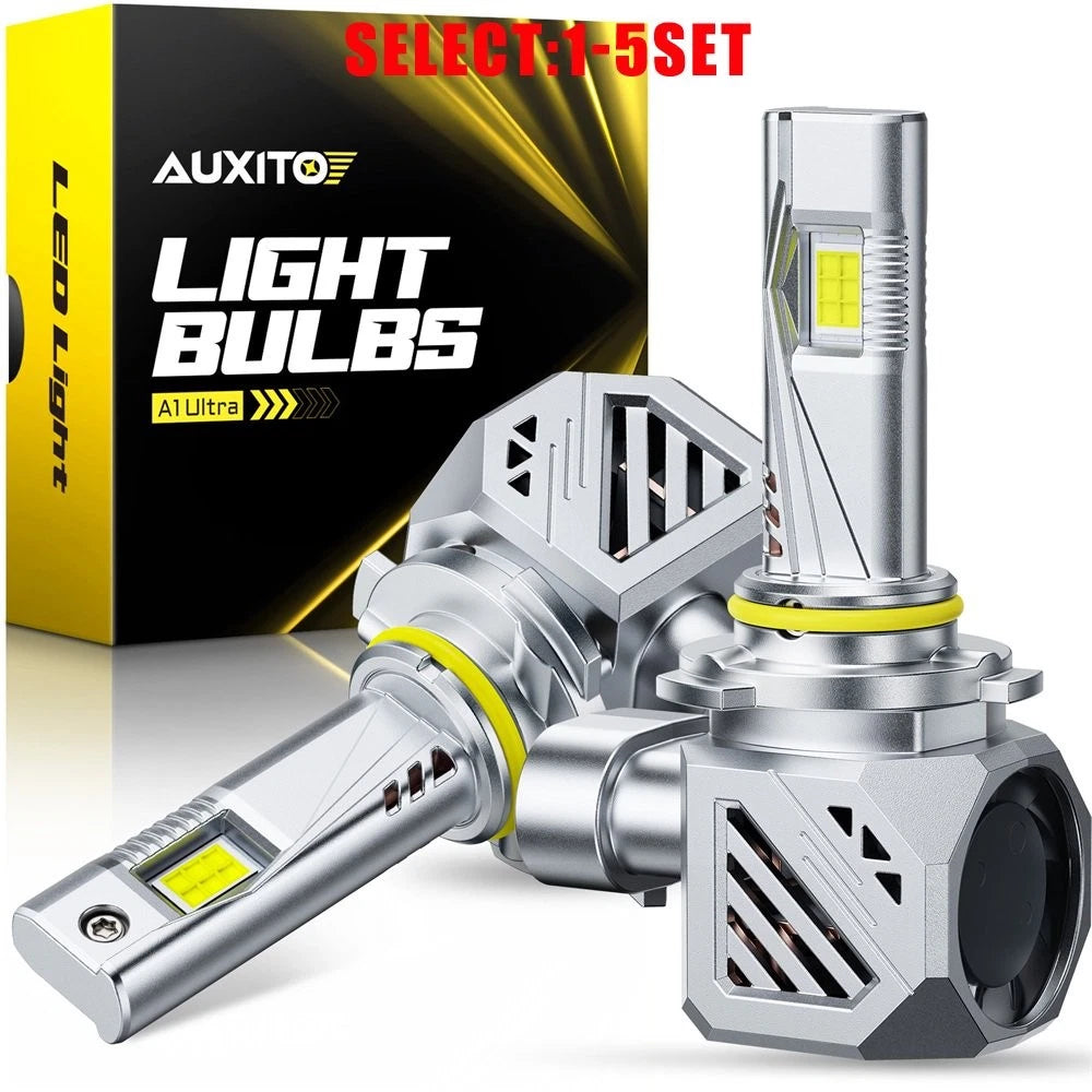 2X 9006 LED Headlight Bulbs Kit for High/Low Beam (48000LM, 6500K)