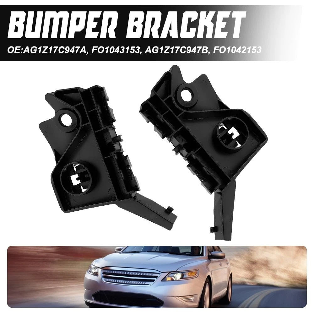 2X Front Bumper Bracket Support for Ford Taurus (2010–2019) EXV