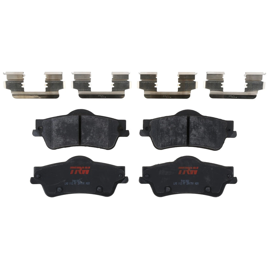 Set of 4 Disc Brake Pads for Pontiac G8 (2008–2009)