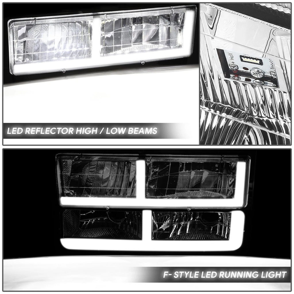LED Headlight + Signal + Amber Corner Lamp for GMC C/K 1500-3500 (1994–2000)