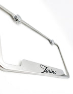 License Plate Frame Chrome Notched Stainless for Ford Torino (1968–1971)