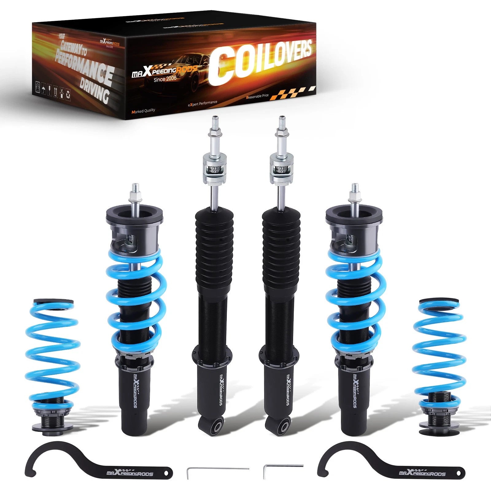 T6 Coilovers Lowering Suspension Kit for Audi Q5 8R (2009–2017)