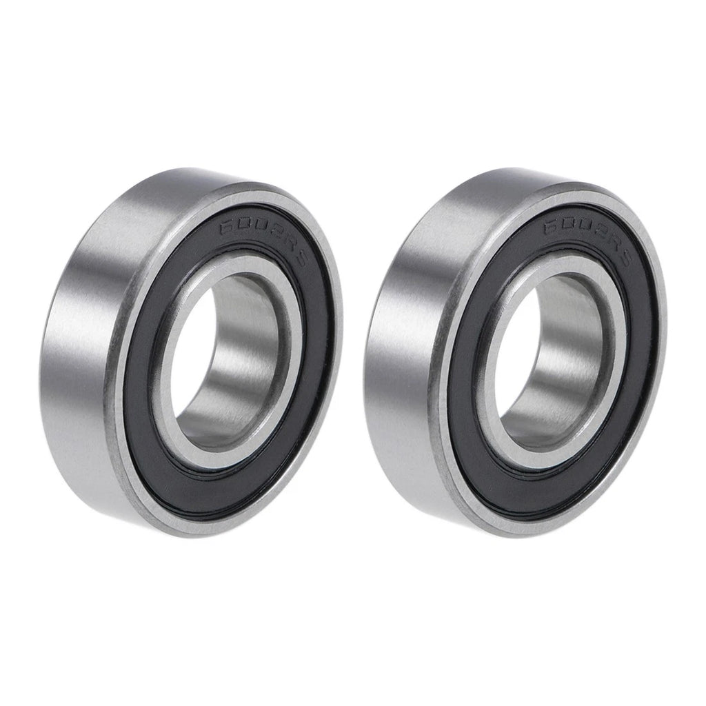 Set of 2 Deep Groove Ball Bearings 6002-2RS for Various Models (15x32x9mm)