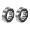 Set of 2 Deep Groove Ball Bearings 6002-2RS for Various Models (15x32x9mm)