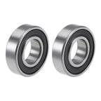 Set of 2 Deep Groove Ball Bearings 6002-2RS for Various Models (15x32x9mm)