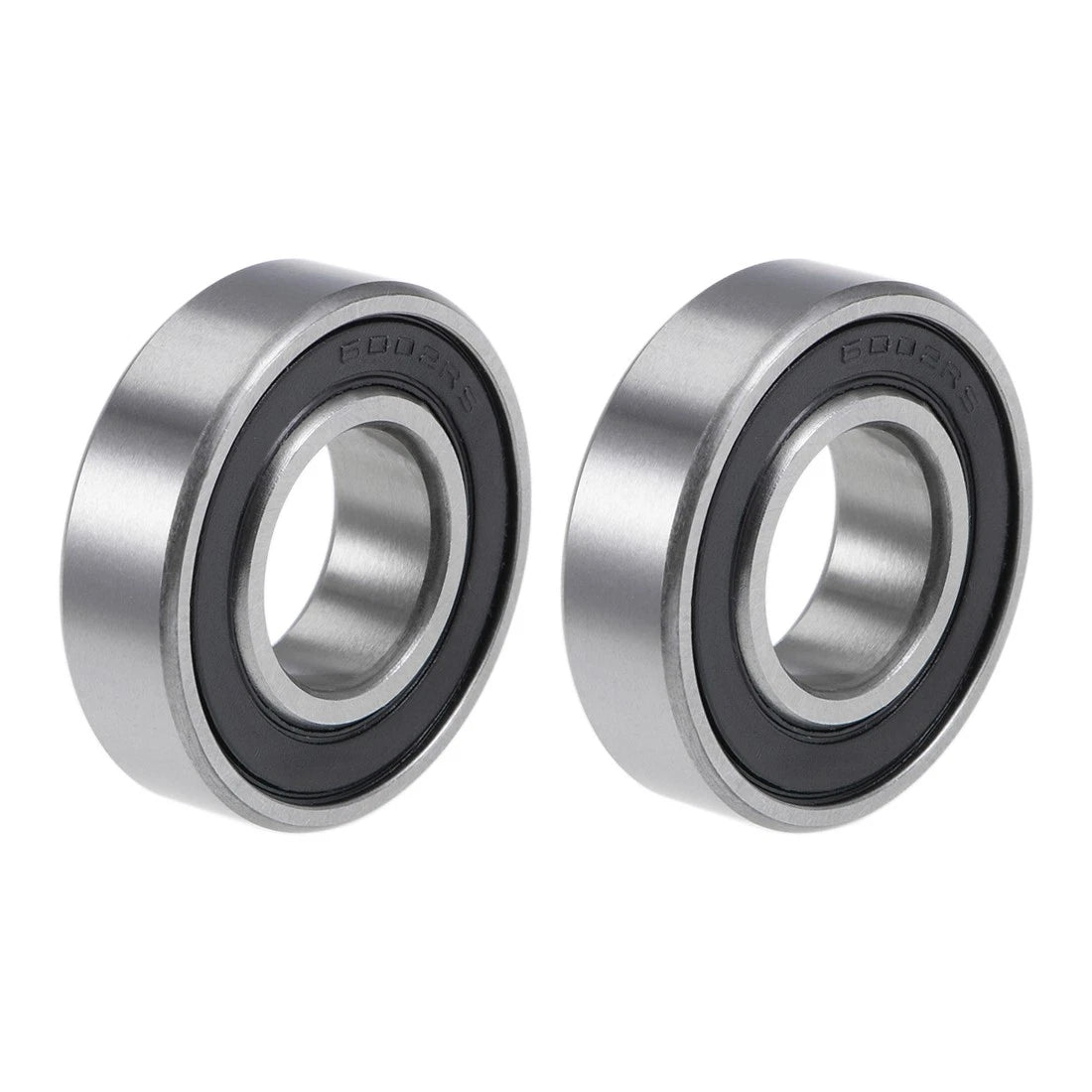 Set of 2 Deep Groove Ball Bearings 6002-2RS for Various Models (15x32x9mm)