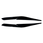 Black Headlight Eyebrow Eyelids Covers for BMW X5 X6 G05 G06 (2023-2025)
