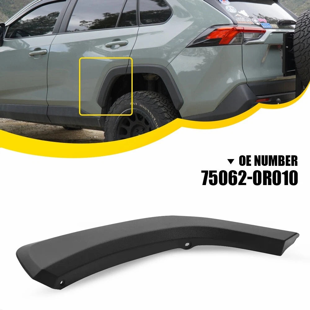 Rear Door Flare Arch Trim Molding for Toyota RAV4 (2019–2024) Left Side