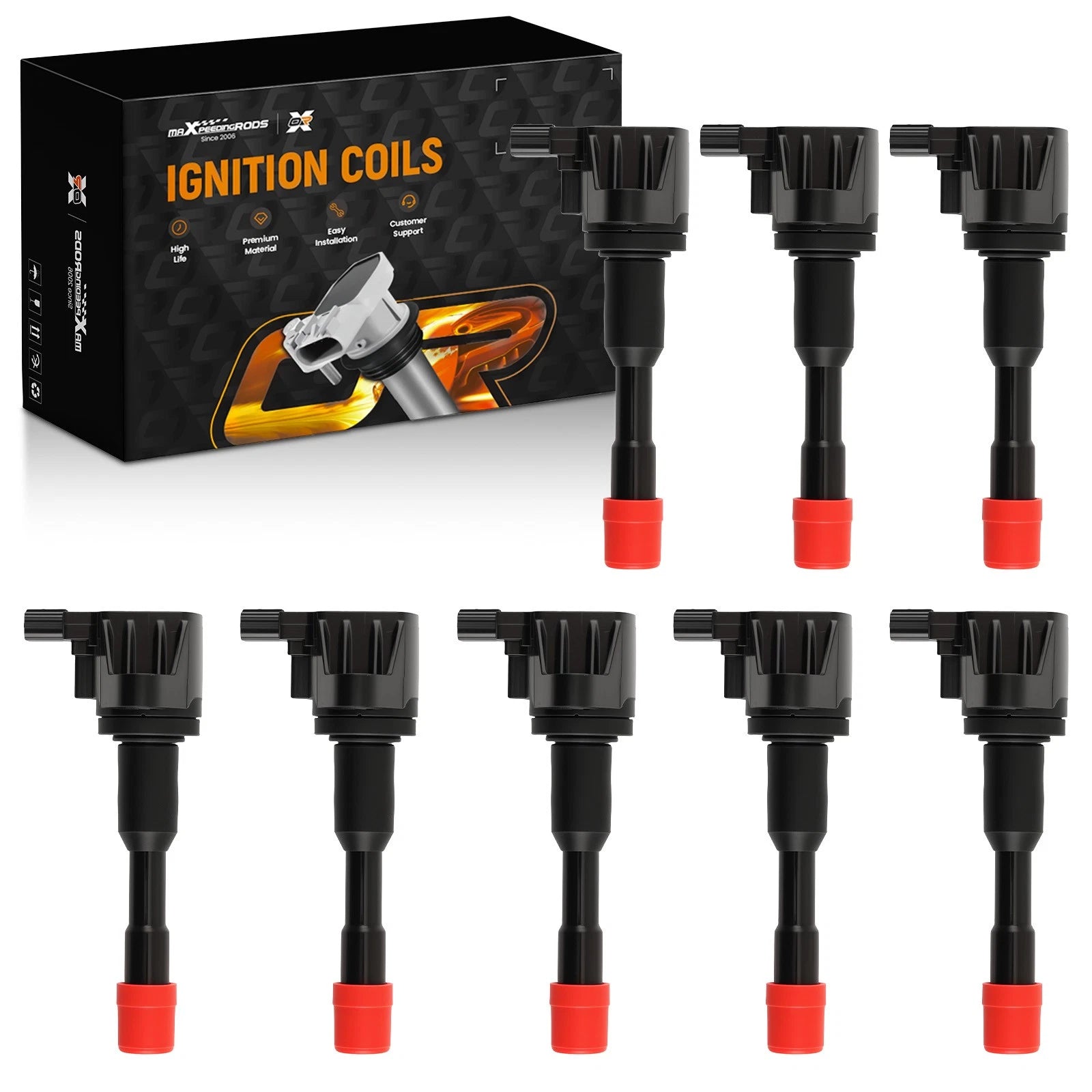 8PC Coil Pack Set for Honda Civic Hybrid (2003–2010)