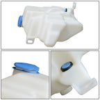 Windshield Washer Fluid Reservoir Tank Bottle w/Cap+Pump for VW Golf Jetta (1999–2010)
