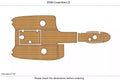 EVA Pads for Crownline LS (2006) - Teak Faux Flooring Mat