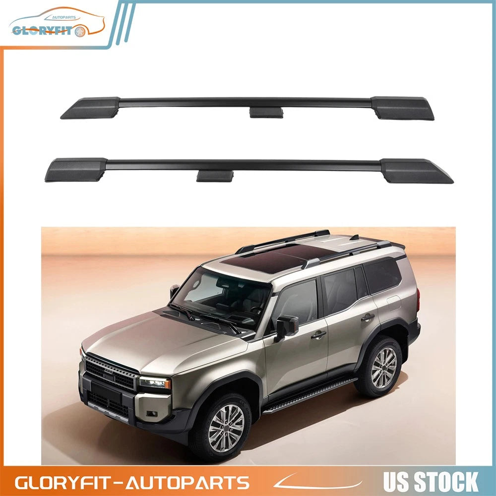 2X Roof Rail for Toyota Land Cruiser (2024–2025) - Lockable Roof Rack