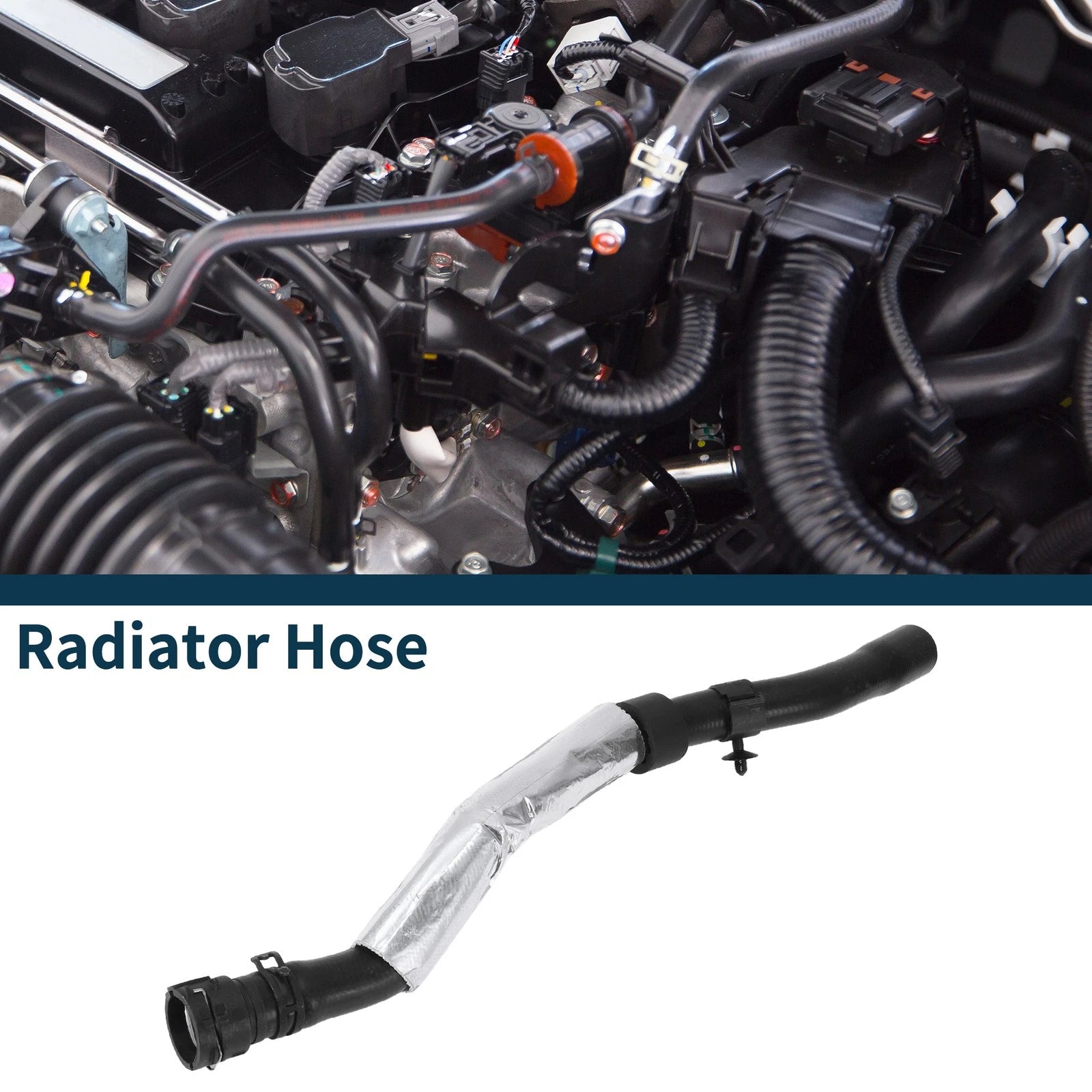 Radiator Hose Coolant Pipe for Volkswagen CC 2.0L (2009–2016) Rubber