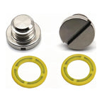 2X Lower Unit Drain Plug Gearcase Screw 10-79953Q2 for Mercury/Mercruiser