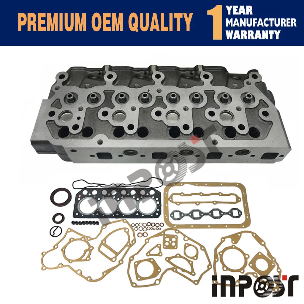 Cylinder Head & Gasket Kit for Mitsubishi MM35T MM40CR (Excavator)