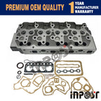 Cylinder Head & Gasket Kit for Mitsubishi MM35T MM40CR (Excavator)