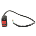 12V Motorcycle Handlebar Kill On-Off Latching Switch for ATV Dirt Bike