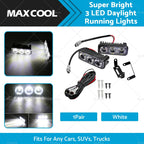 2X LED Daylight Running Lights DRL for Universal 12V