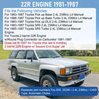 Carburetor for Toyota Pickup (1981-1995)