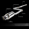 Catback Exhaust Muffler for Honda Prelude H22 BB5/BB9 (1997–2001) 4" Tip