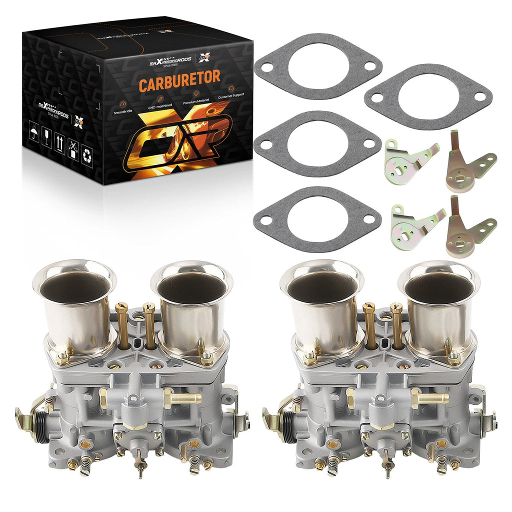 2PCS Carburetor 44 IDF Carb For VW Beetle Fiat Jaguar Porsche w/Air Horn