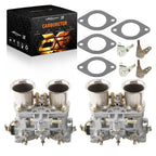2PCS Carburetor 44 IDF Carb For VW Beetle Fiat Jaguar Porsche w/Air Horn