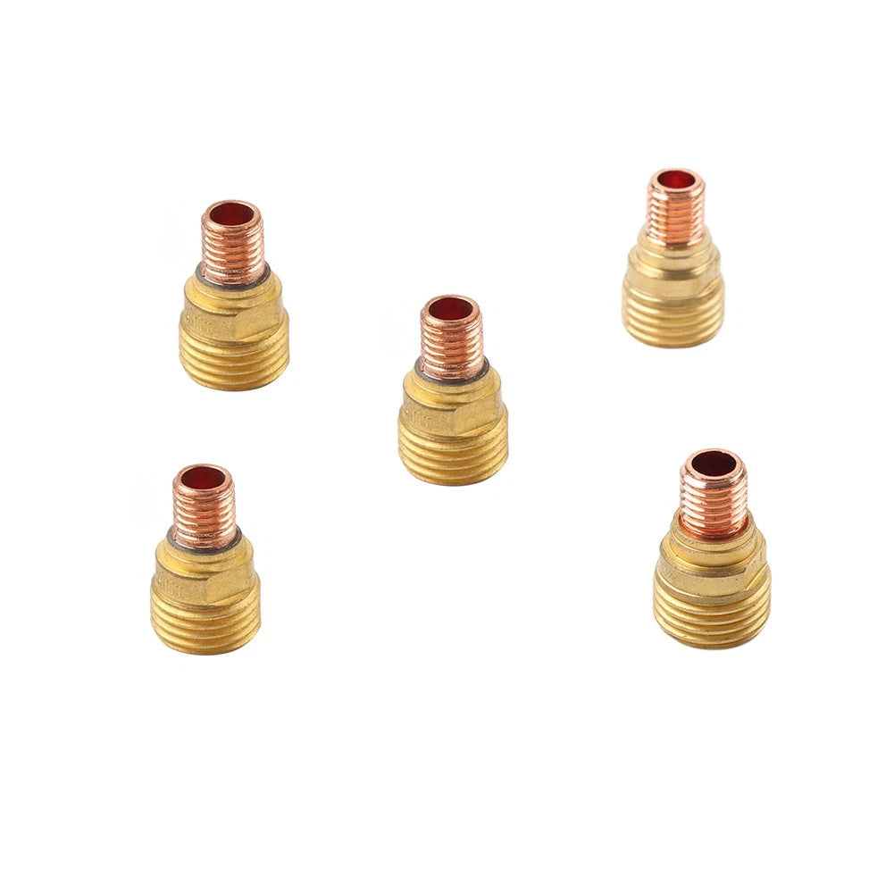 5PCS 45V44 Gas Lens Collet Body 2.4mm for WP-9/20/25 TIG Welding Torch