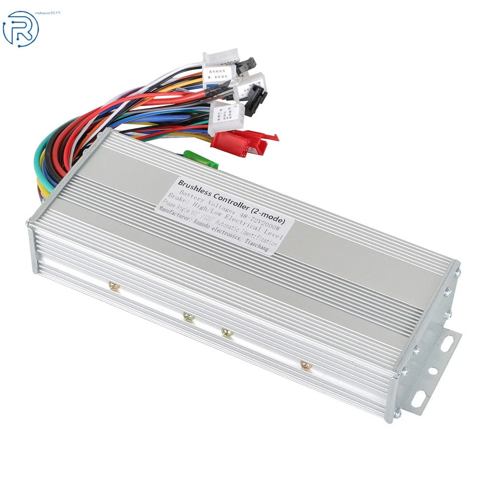 Brushless DC Motor Speed Controller for Electric Bicycle Scooter (48V/72V)