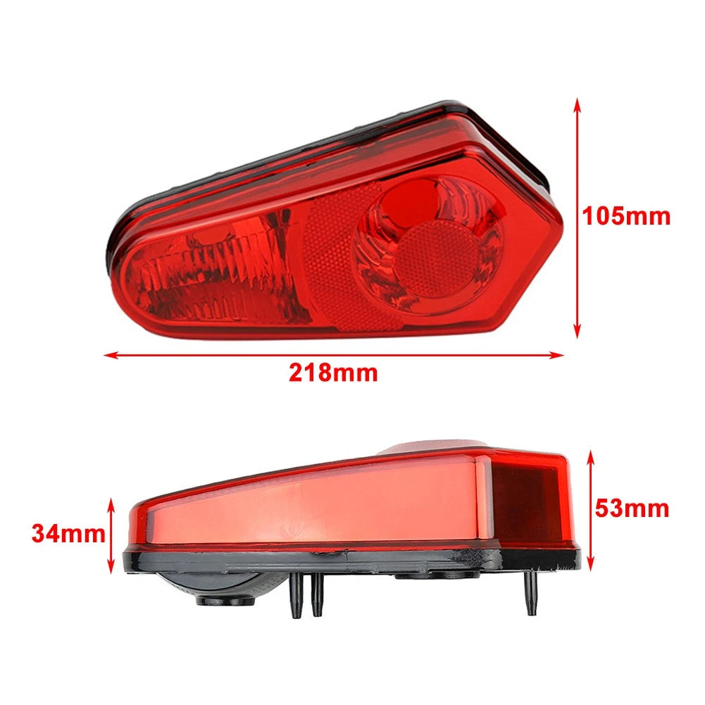 2X Tail Light Cover for Polaris RZR 800 (2008–2014) Sportsman 500 (2005–2013) Black