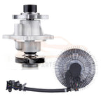 Water Pump & Electric Fan Clutch Set for Chevy GMC Buick SUV (4.2L, 5.3L, 6.0L)