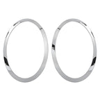 Black Chrome Headlight Ring Bezel Trim for Mini Cooper S (2014-2021)