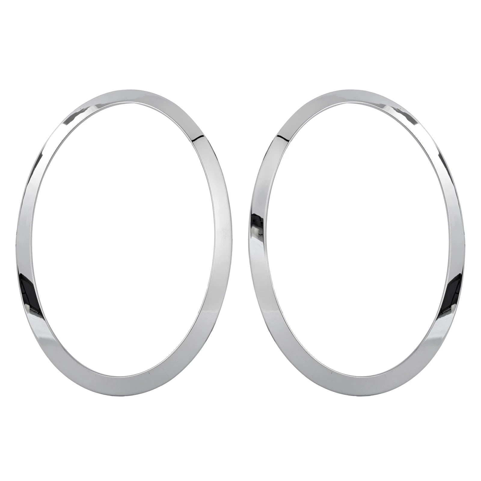 Black Chrome Headlight Ring Bezel Trim for Mini Cooper S (2014-2021)