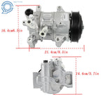AC Compressor with Clutch for Toyota Corolla iM (2017–2018) L4 1.8L