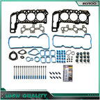 Head Gasket Set with Bolts for Dodge Dakota, Mitsubishi, Jeep 3.7L (2005–2012)