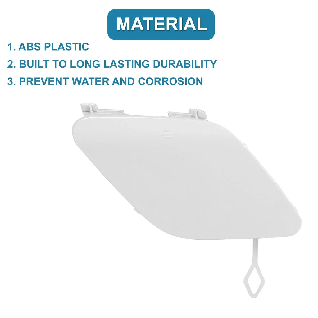 Front Right Bumper Tow Hook Cover for Mercedes-Benz E400 (2014-2016) White