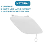 Front Right Bumper Tow Hook Cover for Mercedes-Benz E400 (2014-2016) White