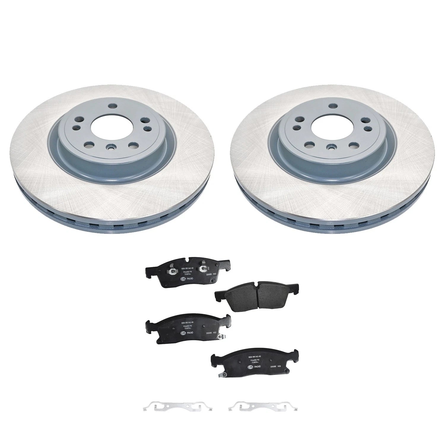 DuraGo Front Rotors & Hella Ceramic Disc Brake Pads Kit for MB W166 (2012–2015)