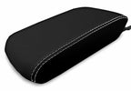 Console Lid Pull Over Cover Leather for Toyota 4Runner (2010–2019) White Stitch