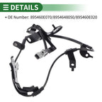 ABS Wheel Speed Sensor No. 895460E070 for Lexus RX450h (2006–2015) Left Rear
