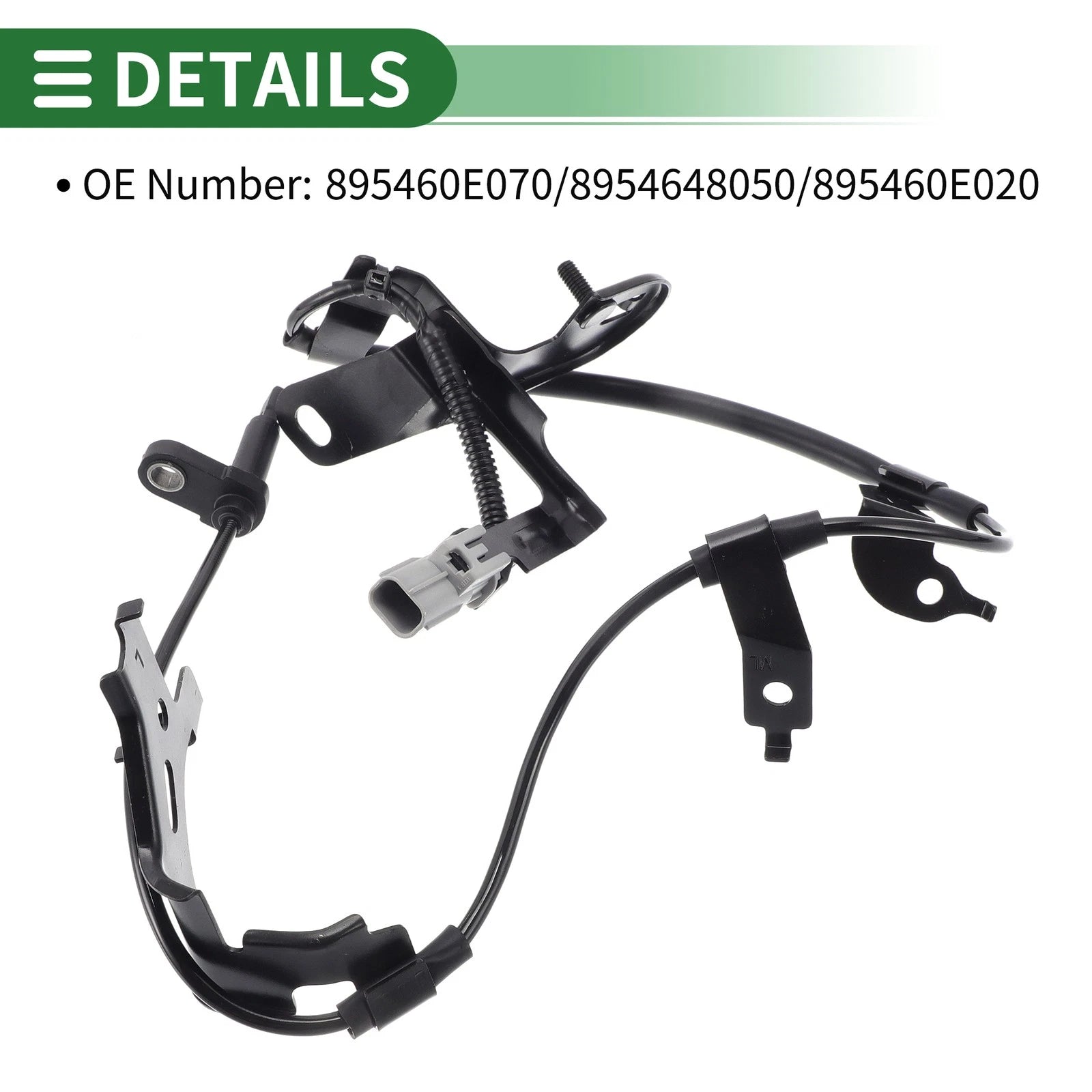 ABS Wheel Speed Sensor No. 895460E070 for Lexus RX450h (2006–2015) Left Rear