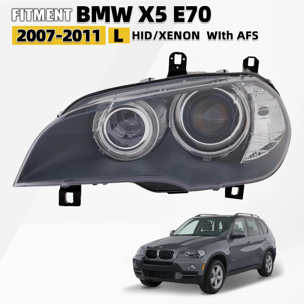 Driver Side HID/Xenon Headlight for BMW X5 E70 (2007–2011) Adaptive Lamps