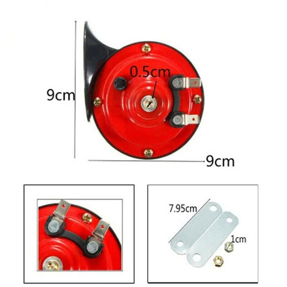 1 Pair 12V 300DB Super Train Horn for Trucks SUVs Cars Boats Motorcycles