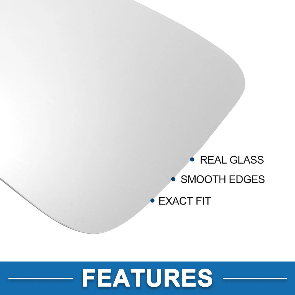 Heated Left Side Mirror Glass for Volkswagen Golf Mk6 (2009–2013)