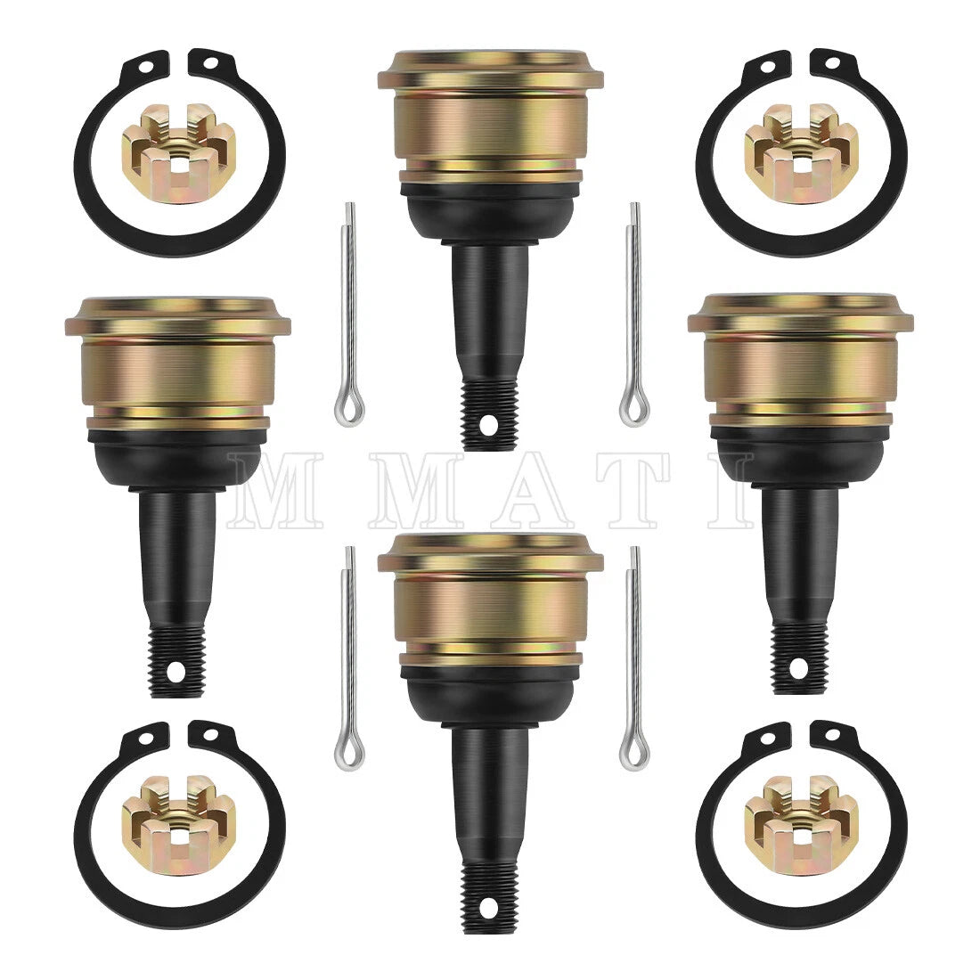 Front Upper + Lower A-Arm Ball Joints for Yamaha Raptor YFM700 (2015–2024)