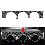 Black AC Climate Console Knob Cover Trim for Jaguar F-Type (2013-2024)
